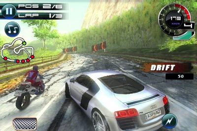 بازی معروف و بسیار گرافیکی Asphalt 5 برای نوکیا سیمبیان ۳