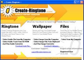 Create Ringtone v5.0.1.0ابزاری برای ساخت زنگ گوشی تلفن همراه