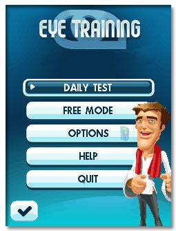 بازی تست حافظه بینایی با نام Eye Trianing v00.03.02