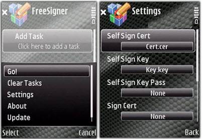 ساین کردن برنامه ها در گوشی نوکیا FreeSigner v1.01