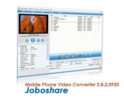 Joboshare Mobile Phone Video Converter 2.8.2.0920 – نرم افزار کاربردی