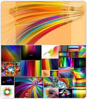 مجموعه ای بی نظیر از تصاویر رنگین کمانی با نام  Rainbow Wallpaper