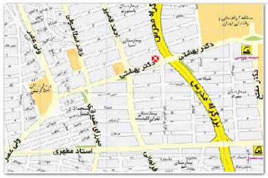 دانلود نقشه تهران جدید سال ۸۹ برای موبایل – Tehran Map 89