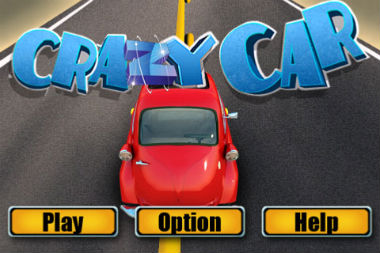 بازی آیفون ماشین دیوانه Crazy Car v1.4 برای دانلود