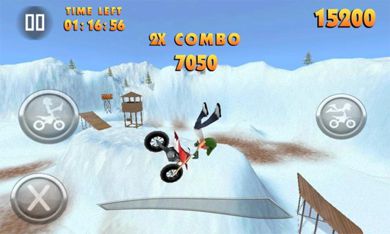 بازی موتور سواری ۳ بعدی برای گوشی های آندروید : FMX Riders