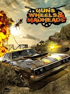 بازی فوق العاده Guns Wheels Madheads به صورت جاوا