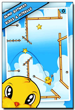 بازی آیفون پرتاب پرنده Jump Birdy Jump v1.1 برای دانلود