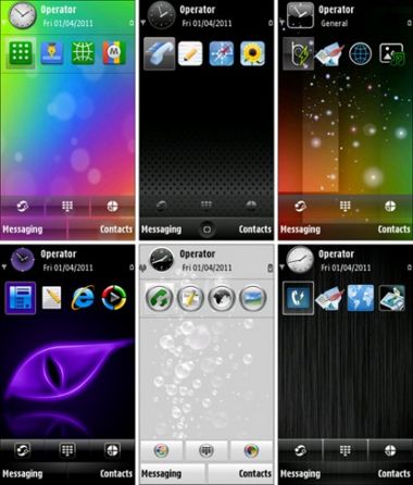 مجموعه اول از سری تم های نوکیا S60v5 Symbian 9.4