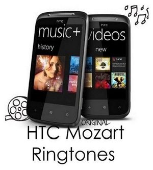 زنگ های فابریک گوشی Htc Mozart