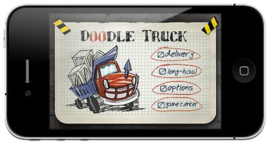بازی آیفون بسیار معروف و سرگرم کننده Doodle Truck