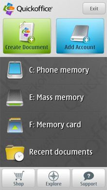 نرم افزار آفیس بر روی گوشی های نوکیا – Quickoffice PRO FULL 7.00