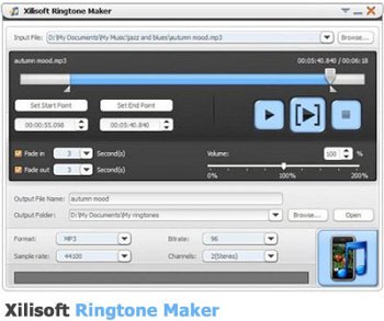 ساخت رینگتون و زنگ موبایل با استفاده از Xilisoft ringtone maker 2.0.3.0715