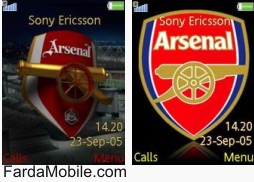 تم آرسنال برای موبایل – تم Arsenal – theme Arsenal