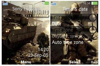 تم سونی اریکسون Battlefield Bad Company 2 theme