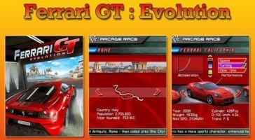بازی Ferrari GT:  Evolution برای گوشی های نوکیا و سونی اریکسون