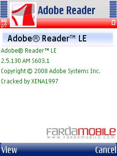 نمایش فایل PDF با Nokia Adobe PDF Reader LE v2.5