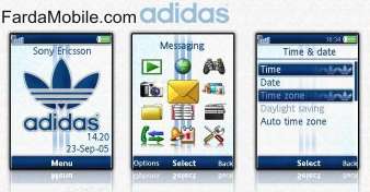 تم آدیداس برای سونی اریکسون – Retro Adidas