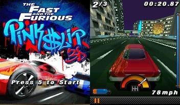 بازی موبایل	The Fast and the Furious: Pink Slip 3D