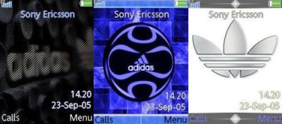 دانلود تم سونی اریکسون با موضوع  Adidas