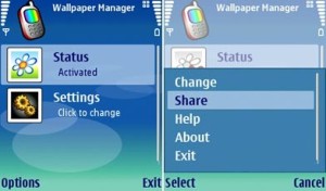 نرم افزار Wallpaper Manager برای نوکیا S60 V3