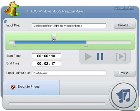 نرم افزار ساخت زنگ موبایل ( رینگتون موبایل ) با Windows Mobile Ringtone Maker